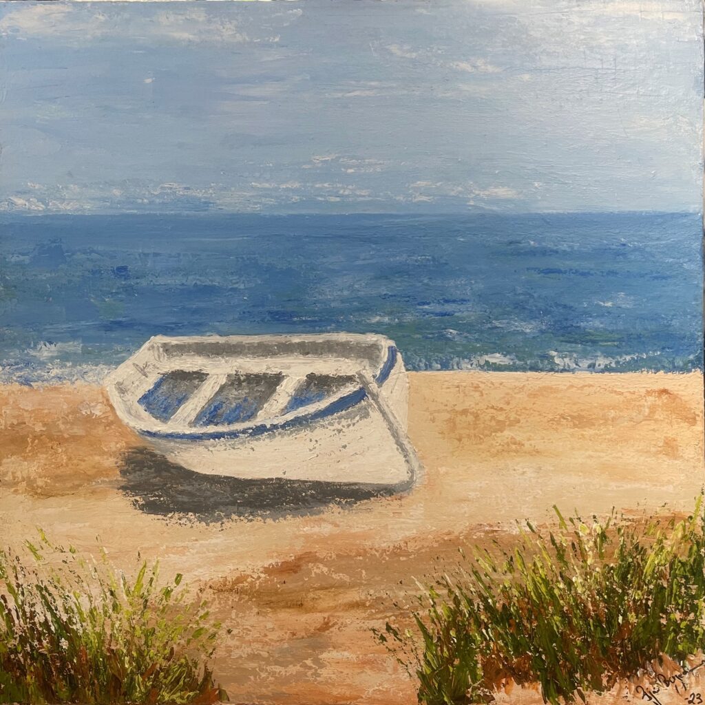 Boat on the beach nr 2306